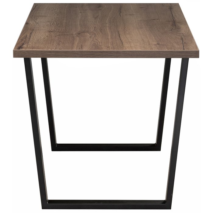 Обеденный стол Эльпатия черно-коричневого цвета - лучшие Обеденные столы в INMYROOM