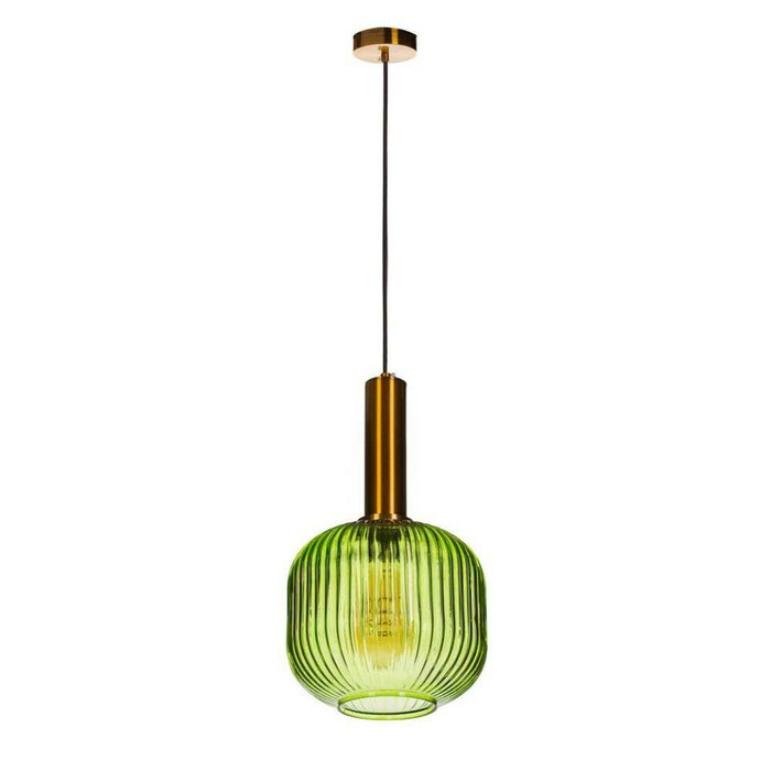 Подвесной светильник с зеленым плафоном - купить Подвесные светильники по цене 4610.0