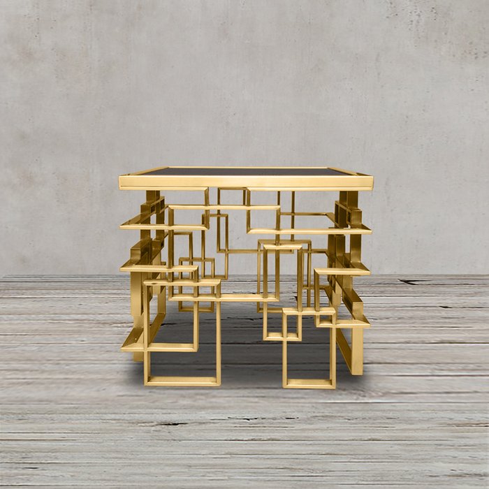 Стол приставной со стеклянной столешницей - лучшие Кофейные столики в INMYROOM