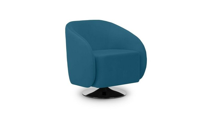 Кресло для отдыха Фалко синего цвета - лучшие Интерьерные кресла в INMYROOM