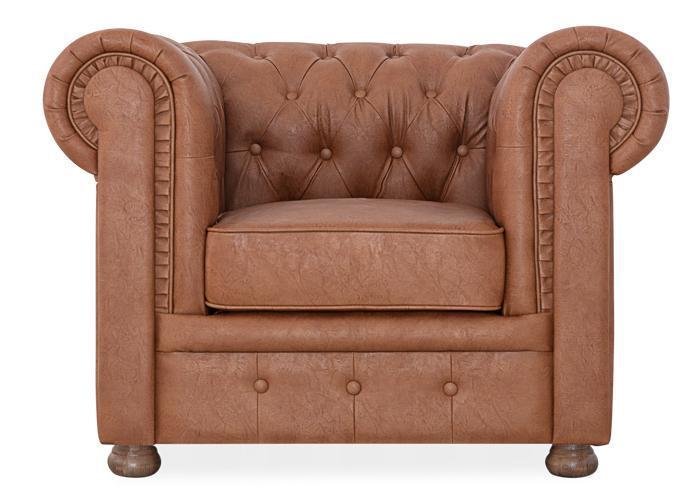 Кресло Честер Camel коричневого цвета  - купить Интерьерные кресла по цене 34350.0