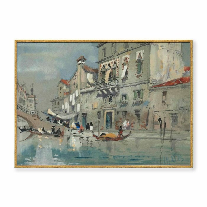 Репродукция картины на холсте The House Of Tintoretto, Venice, 1902г. - купить Картины по цене 21999.0