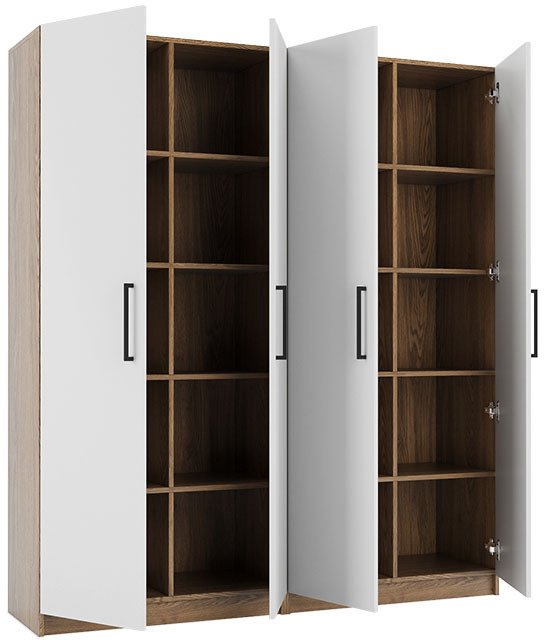 Шкаф Simple W4 светло-серого цвета - лучшие Шкафы распашные в INMYROOM