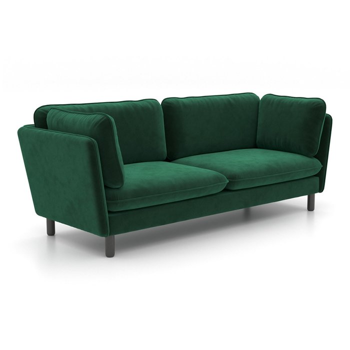 Диван Wes L зеленого цвета - купить Прямые диваны по цене 79300.0