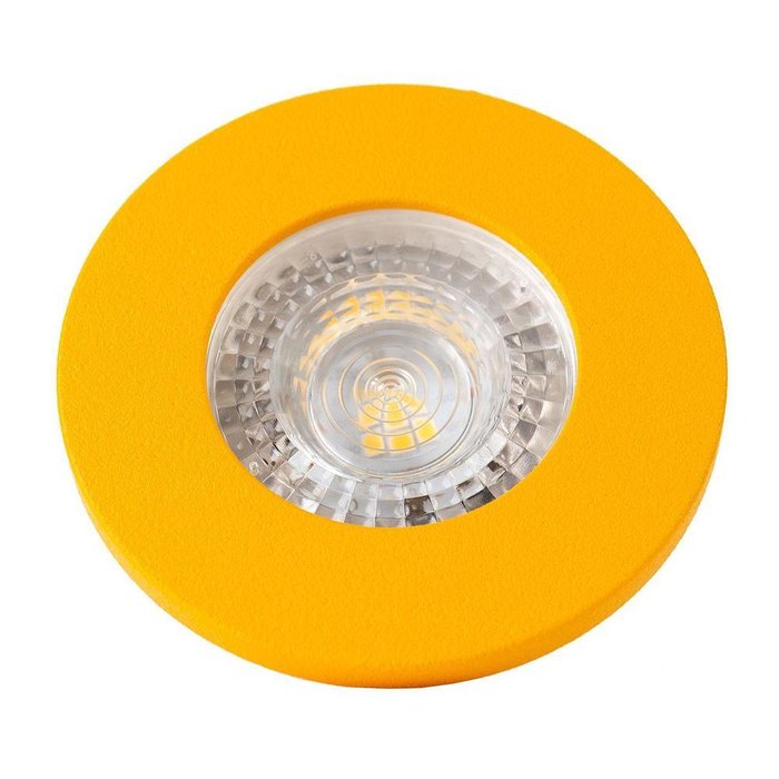Встраиваемый светильник желтого цвета - купить Встраиваемые споты по цене 1184.0
