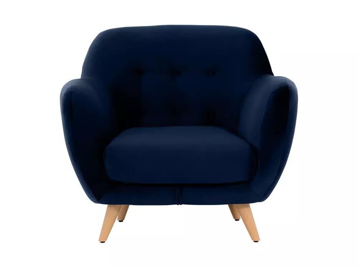 Кресло Loa темно-синего цвета - купить Интерьерные кресла по цене 36900.0