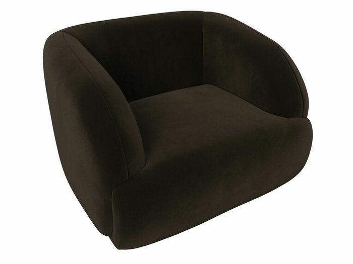 Кресло Лига 041 темно-коричневого цвета - лучшие Интерьерные кресла в INMYROOM