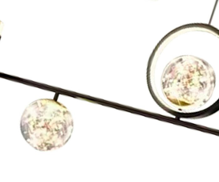 Подвес Аксель черный w120*12 h120 Led 80w (4000K) - купить Подвесные люстры по цене 15900.0