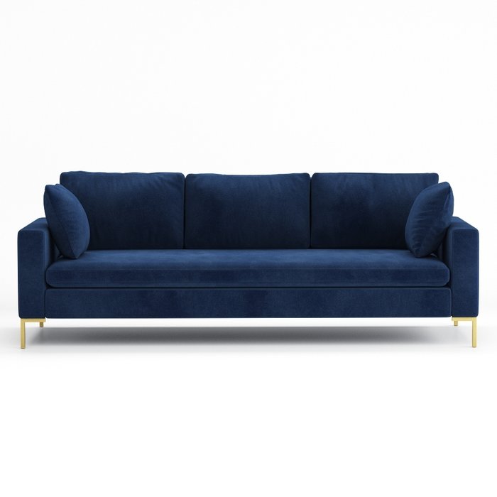 Диван-кровать Kona темно-синего цвета - купить Прямые диваны по цене 110500.0