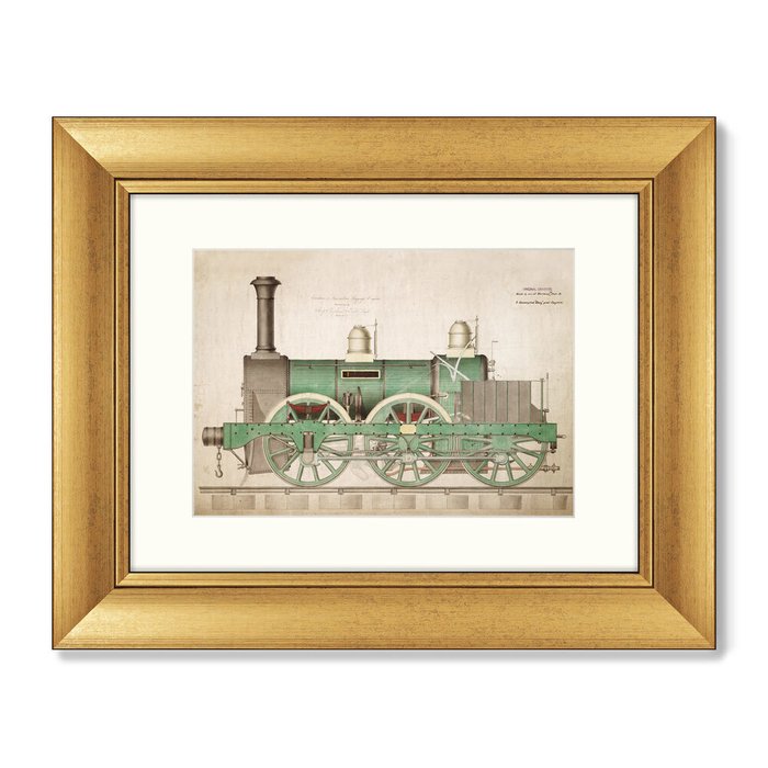 Набор из двух картин Hercules locomotive 1843 г. - купить Картины по цене 19998