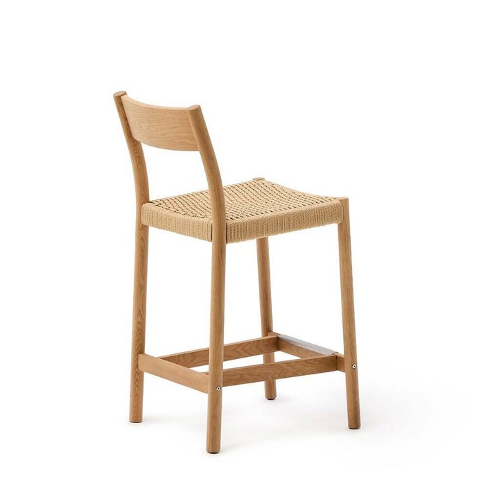 Полубарный стул Analy бежевого цвета - лучшие Барные стулья в INMYROOM