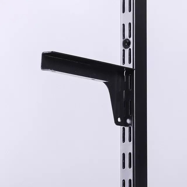 Комплект из двух кронштейнов для полок черного цвета - лучшие Комплектующие для гардеробных систем в INMYROOM Комплект из двух кронштейнов для полок черного цвета - лучшие Комплектующие для гардеробных систем в INMYROOM