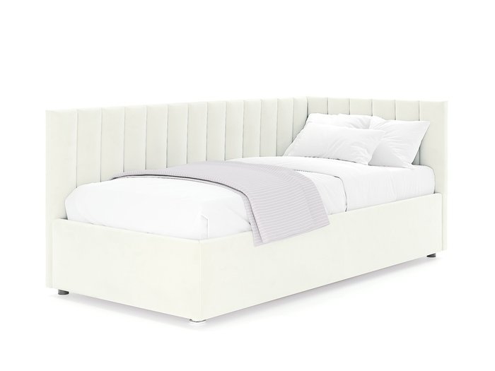 Кровать Negga Mellisa 120х200 белого цвета с подъемным механизмом правая