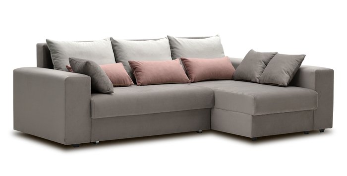Угловой диван-кровать Майами бежевого цвета - купить Угловые диваны по цене 47500.0