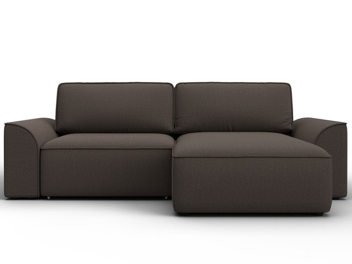 Угловой диван-кровать Лига-048 темно-коричнвеого цвета - купить Угловые диваны по цене 74990 Угловой диван-кровать Лига-048 темно-коричнвеого цвета - купить Угловые диваны по цене 74990