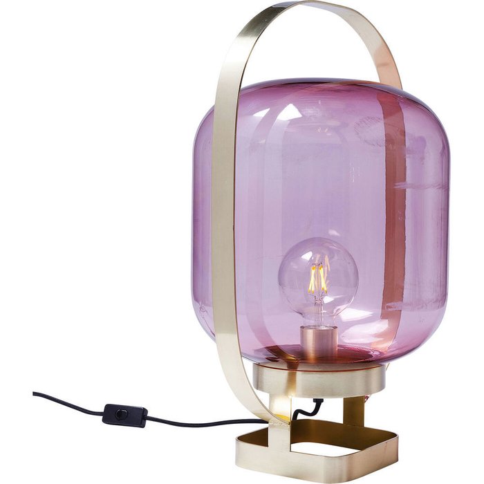 Лампа настольная Jupiter со стеклянным плафоном  - купить Настольные лампы по цене 46140.0