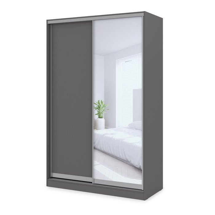 Шкаф-купе Comfort 16.5 темно-серого цвета