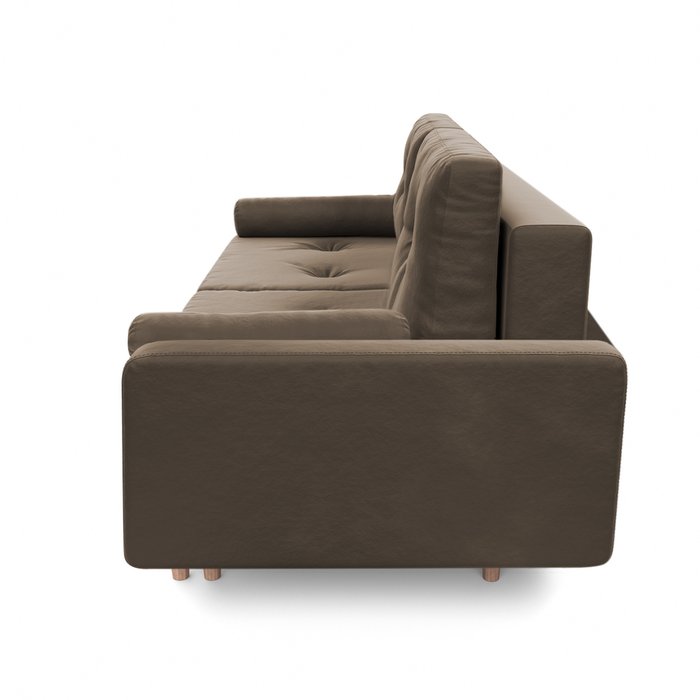 Диван-кровать Дэн коричневого цвета - лучшие Прямые диваны в INMYROOM