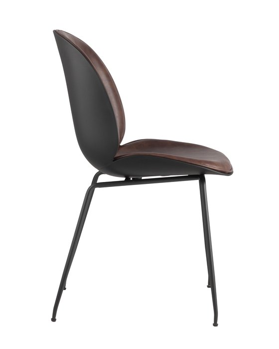 Стул Beetle PU темно-коричневого цвета - лучшие Обеденные стулья в INMYROOM