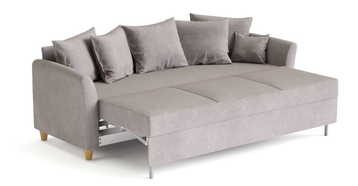 Диван-кровать Катарина серого цвета - лучшие Прямые диваны в INMYROOM