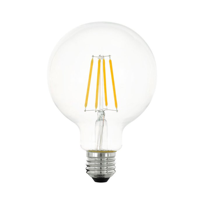 Диммируемая светодиодная лампа филаментная 220V G95 E27 6W (соответствует 60W) 806Lm 2700К (теплый белый) 