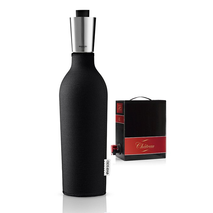 Графин для пакетированных напитков bag-in-box в неопреновом чехле 750 мл чёрный - купить Емкости для хранения по цене 4700