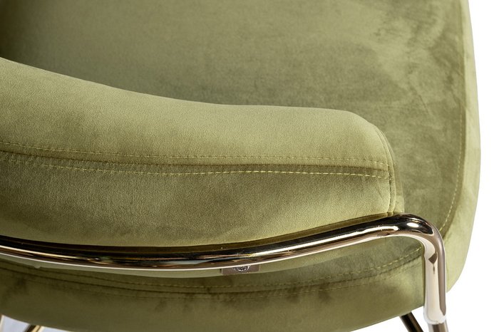 Диван Vis-a-vis оливкового цвета - лучшие Прямые диваны в INMYROOM