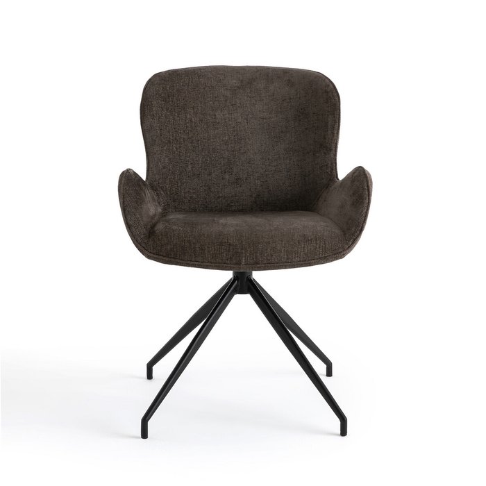 Кресло для стола вращающееся Asyar серо-коричневого цвета - купить Интерьерные кресла по цене 28707.0