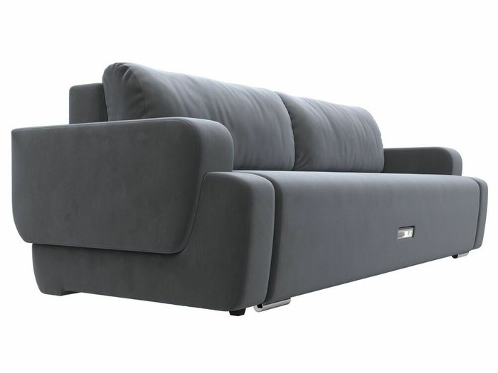 Прямой диван-кровать Ника серого цвета - лучшие Прямые диваны в INMYROOM