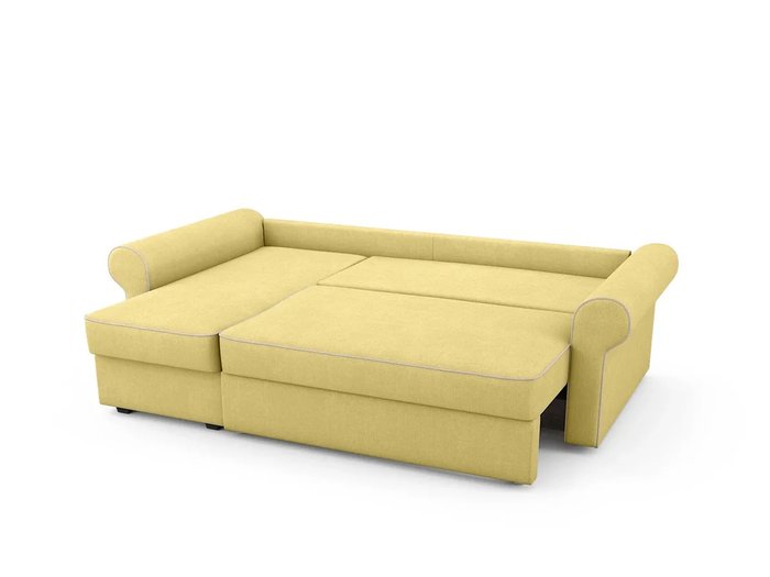 Угловой Диван-кровать Tulon левый желтого цвета - купить Угловые диваны по цене 75400.0