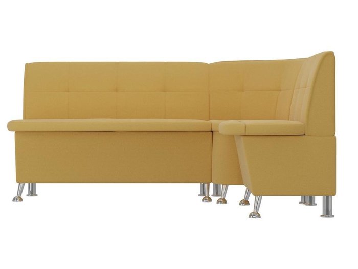 Угловой диван Феникс желтого цвета правый угол - купить Угловые диваны по цене 35990.0