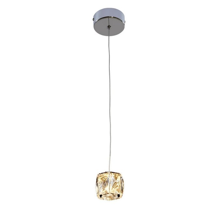 Подвесной светодиодный светильник Citilux Спектра с декоративным плафоном из хрусталя