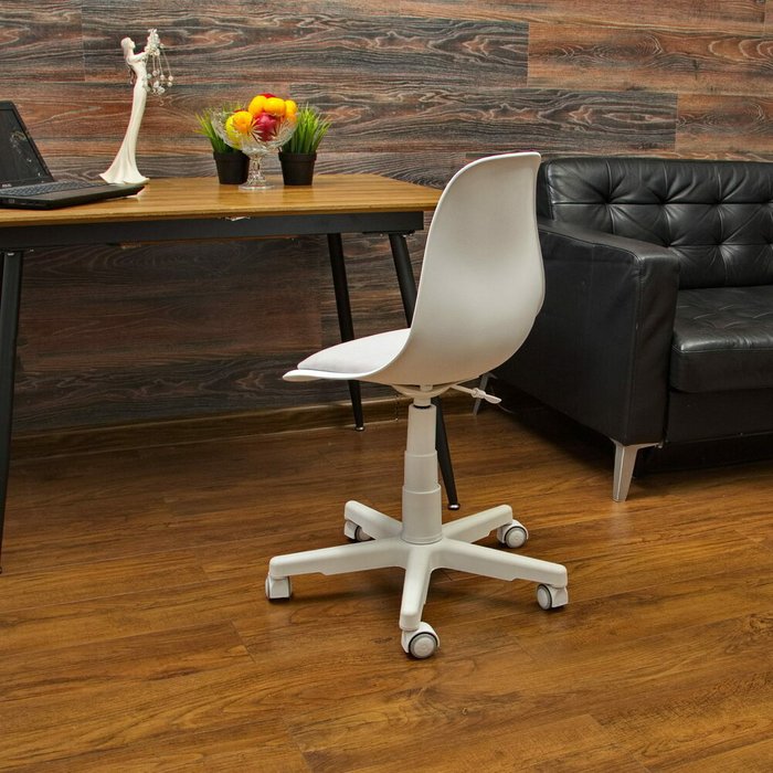 Кресло Смузи бело-серого цвета - купить Офисные кресла по цене 5990.0