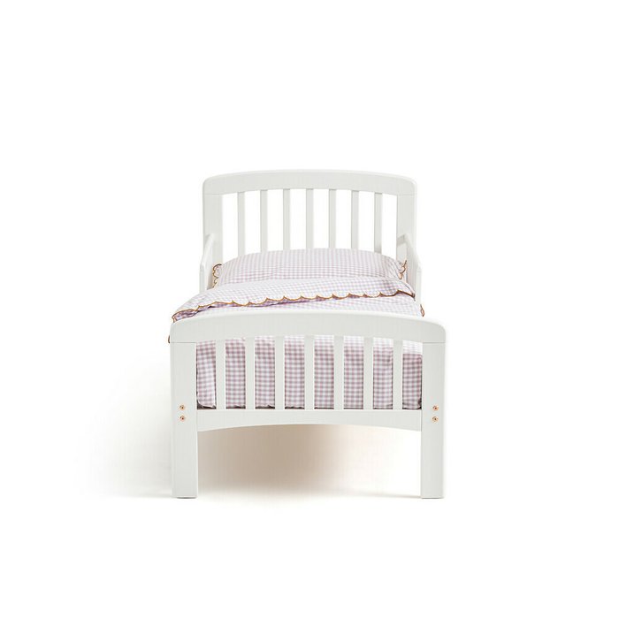 Кровать детская из березы Soti  70 x 140 см белый - купить Одноярусные кроватки по цене 23344.0