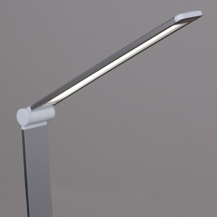 Настольная лампа 02088-0.7-01T SL (USB) (металл, цвет серебро) - лучшие Рабочие лампы в INMYROOM