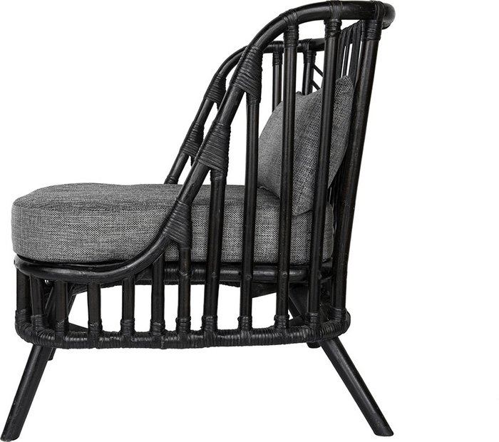 Кресло садовое черно-серого цвета - лучшие Садовые кресла в INMYROOM
