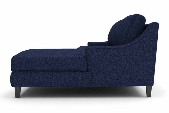 Угловой диван Encel темно-синего цвета - лучшие Угловые диваны в INMYROOM