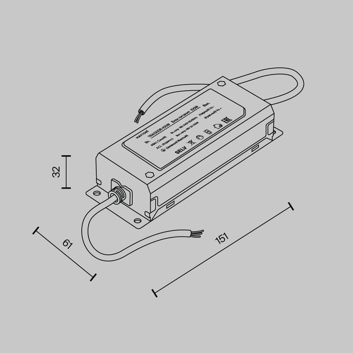 Блок питания Technical TRA130DR-100W Power Supply Parity Блоки питания 48В - купить Блоки питания треки по цене 7690.0