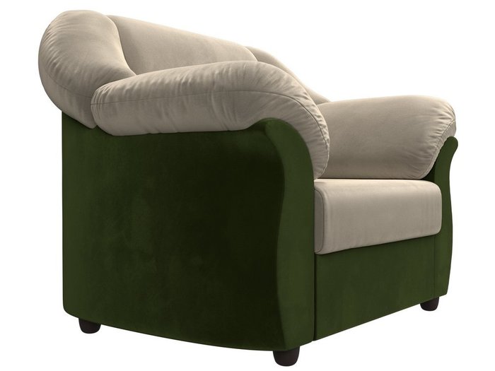 Кресло Карнелла бежево-зеленого цвета - лучшие Интерьерные кресла в INMYROOM