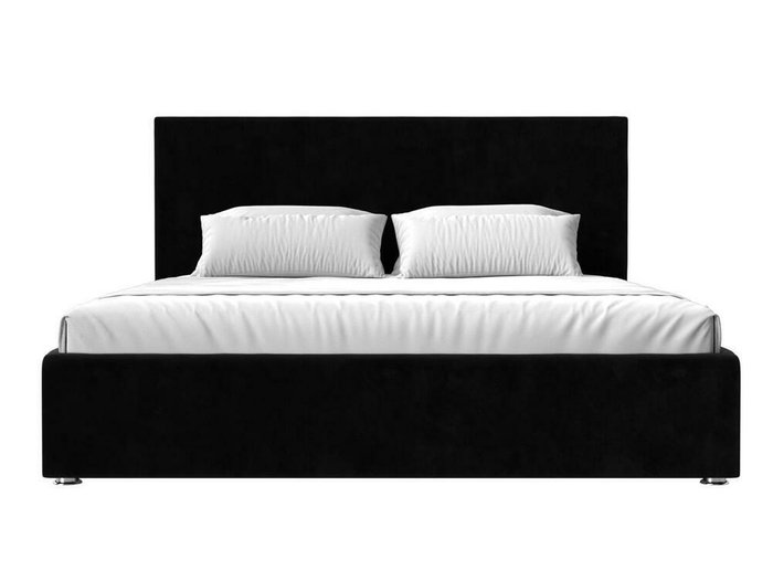 Кровать Кариба 160х200 черного цвета с подъемным механизмом  - купить Кровати для спальни по цене 70999.0
