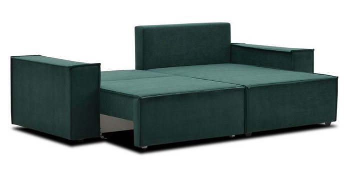 Угловой диван-кровать Фабио зеленого цвета - лучшие Угловые диваны в INMYROOM