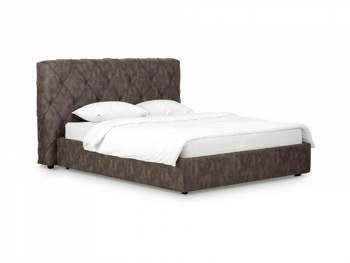 Кровать Ember 160х200 бежево-коричневого цвета с подъемным механизмом