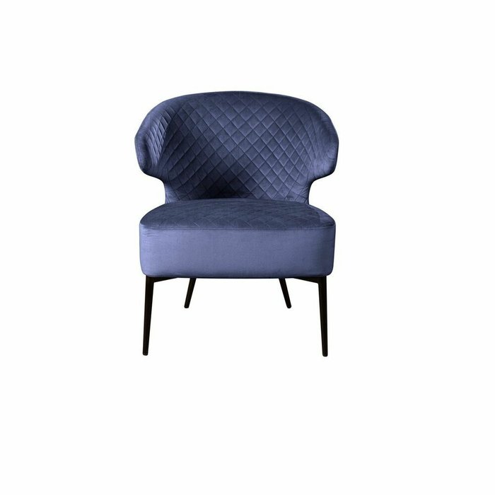 Кресло Richard синего цвета - купить Интерьерные кресла по цене 15900.0