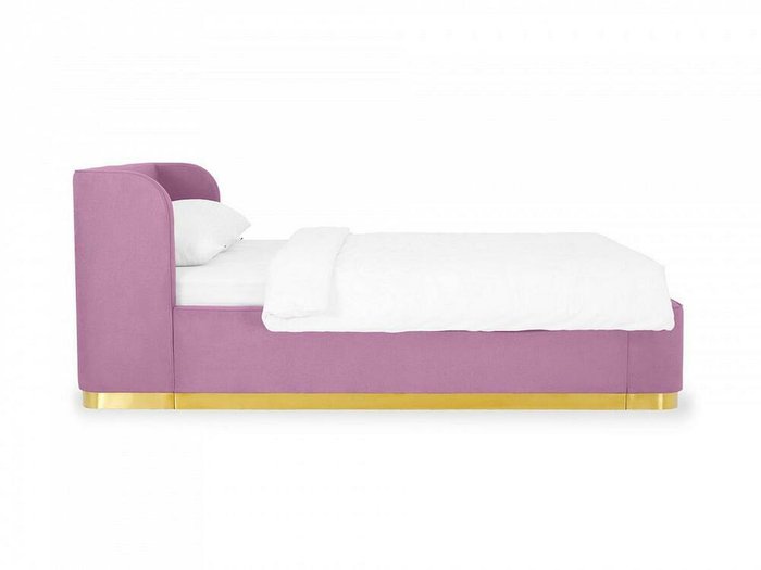 Кровать Vibe 160х200 темно-розового цвета с подъемным механизмом - лучшие Кровати для спальни в INMYROOM