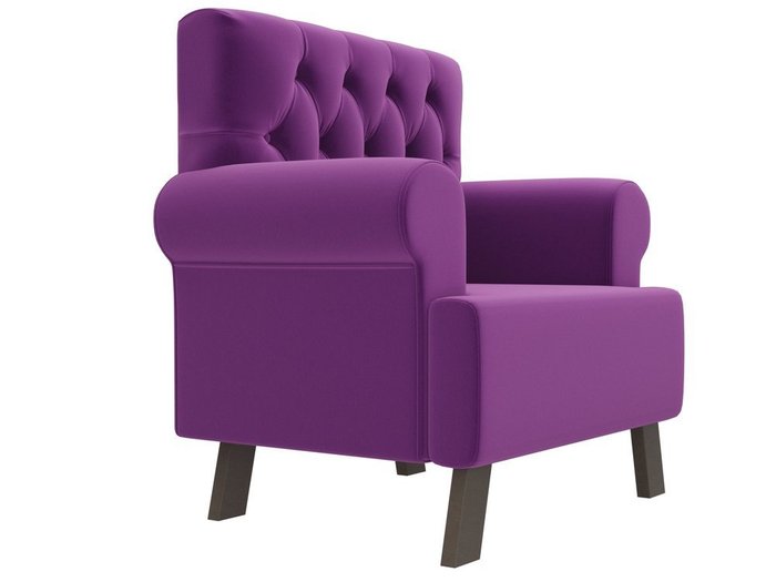 Кресло Хилтон фиолетового цвета - лучшие Интерьерные кресла в INMYROOM