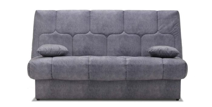Прямой диван-кровать Вернисаж серого цвета - лучшие Прямые диваны в INMYROOM