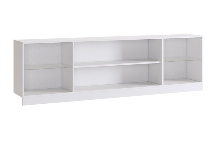 Навесной шкаф Гламур белого цвета - лучшие Навесные шкафы в INMYROOM