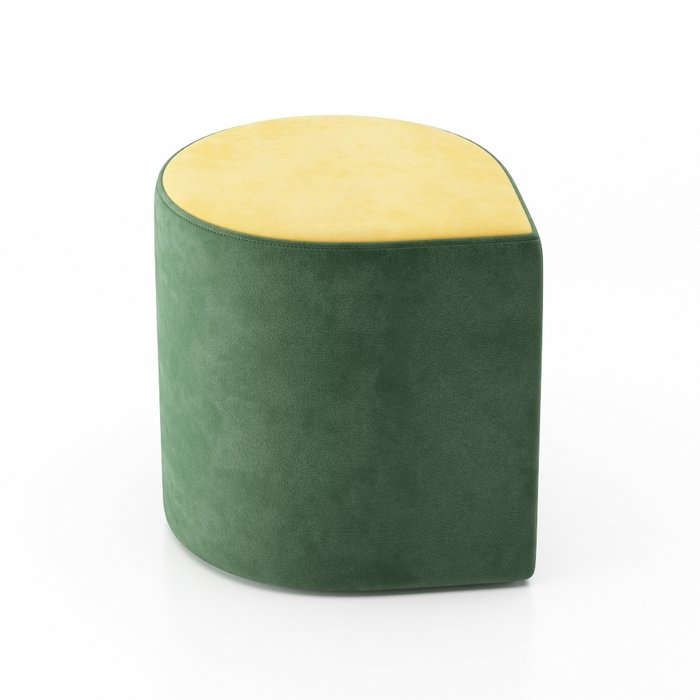 Угловой пуфик желто-зеленого цвета IMR-1787152