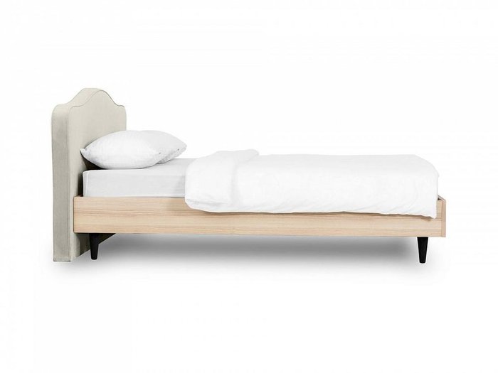 Кровать Queen II Elizabeth 160х200 с изголовьем светло-серого цвета - лучшие Кровати для спальни в INMYROOM