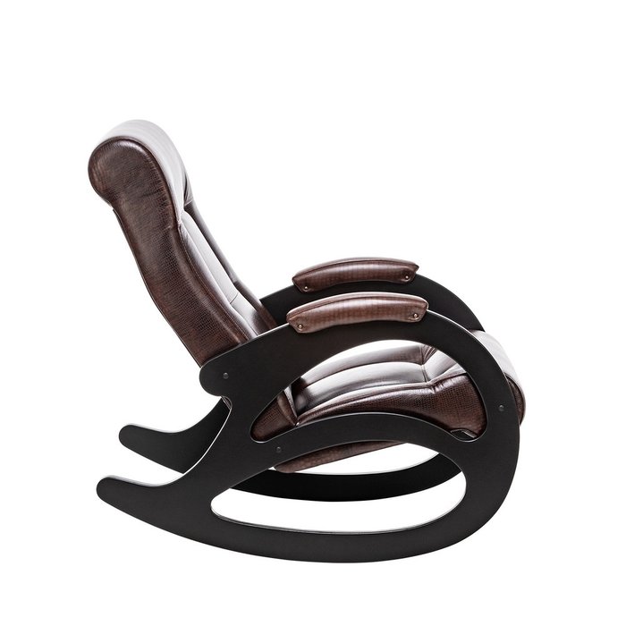 Кресло-качалка Модель 4 коричневого цвета - лучшие Интерьерные кресла в INMYROOM